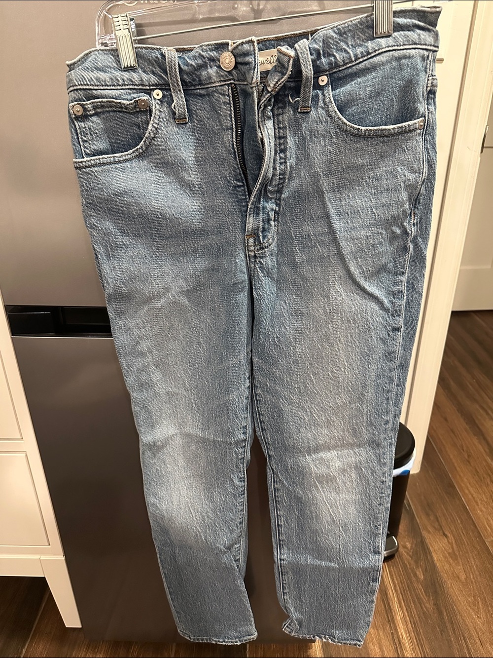Madewell Blue Straight Jeans Classic Style